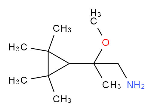 2-methoxy-2-(2,2,3,3-tetramethylcyclopropyl)propan-1-amine