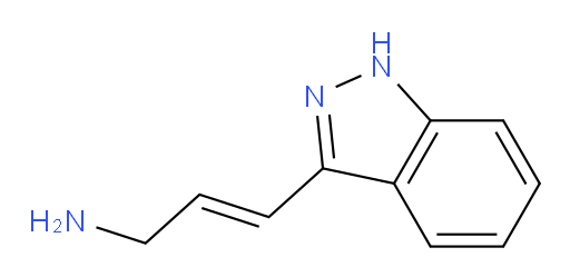 3-(1H-indazol-3-yl)prop-2-en-1-amine