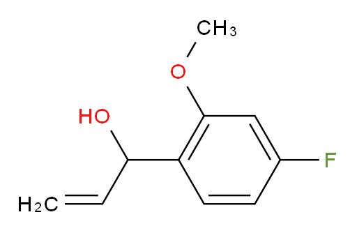 1-(4-fluoro-2-methoxyphenyl)prop-2-en-1-ol