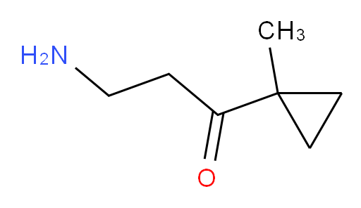 3-amino-1-(1-methylcyclopropyl)propan-1-one