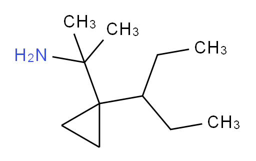 2-[1-(pentan-3-yl)cyclopropyl]propan-2-amine
