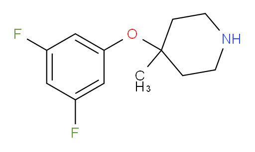 4-(3,5-difluorophenoxy)-4-methylpiperidine