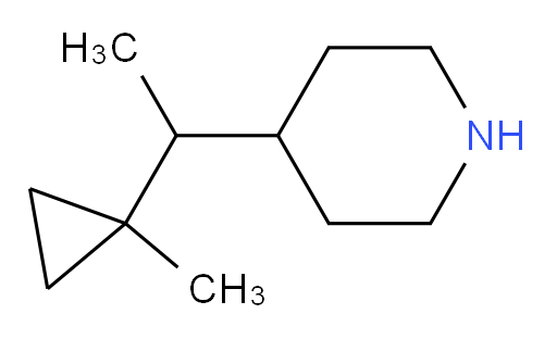 4-[1-(1-methylcyclopropyl)ethyl]piperidine