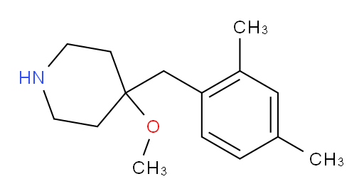 4-[(2,4-dimethylphenyl)methyl]-4-methoxypiperidine