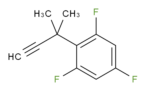 1,3,5-trifluoro-2-(2-methylbut-3-yn-2-yl)benzene