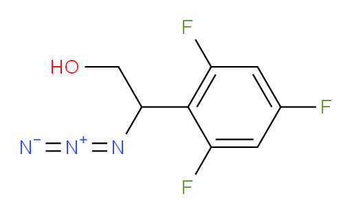 2-azido-2-(2,4,6-trifluorophenyl)ethan-1-ol