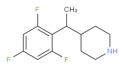 4-[1-(2,4,6-trifluorophenyl)ethyl]piperidine