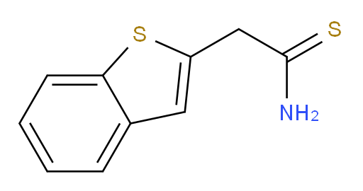 2-(1-benzothiophen-2-yl)ethanethioamide