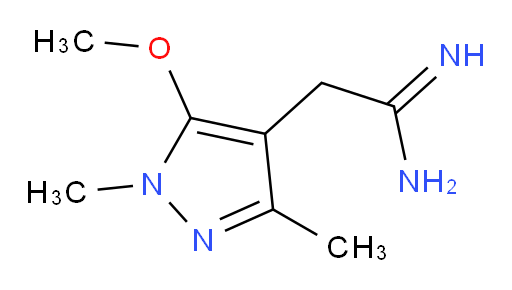 2-(5-methoxy-1,3-dimethyl-1H-pyrazol-4-yl)ethanimidamide