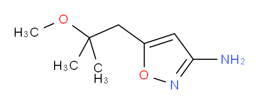 5-(2-methoxy-2-methylpropyl)-1,2-oxazol-3-amine