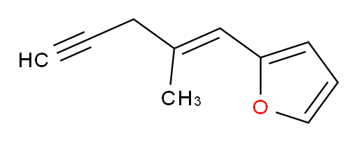 2-(2-methylpent-1-en-4-yn-1-yl)furan