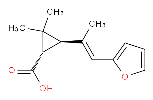 rac-(1R,3S)-3-[1-(furan-2-yl)prop-1-en-2-yl]-2,2-dimethylcyclopropane-1-carboxylic acid