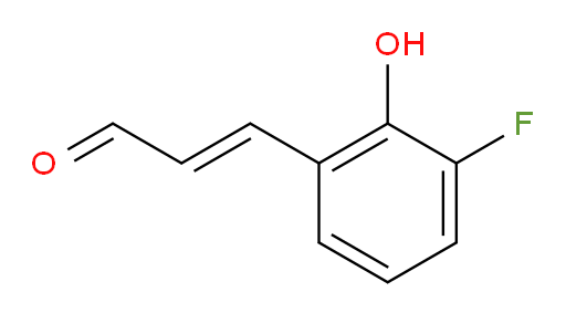 3-(3-fluoro-2-hydroxyphenyl)prop-2-enal