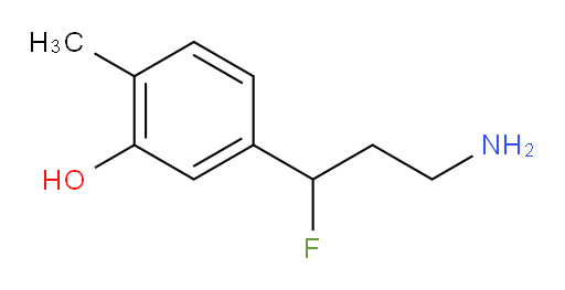 5-(3-amino-1-fluoropropyl)-2-methylphenol