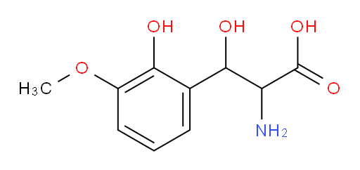 2-amino-3-hydroxy-3-(2-hydroxy-3-methoxyphenyl)propanoic acid