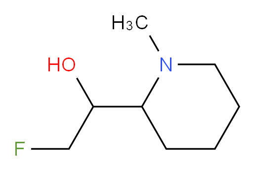 2-fluoro-1-(1-methylpiperidin-2-yl)ethan-1-ol