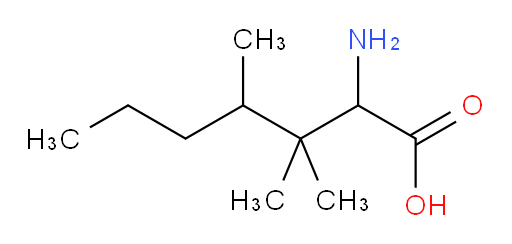 2-amino-3,3,4-trimethylheptanoic acid