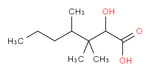 2-hydroxy-3,3,4-trimethylheptanoic acid