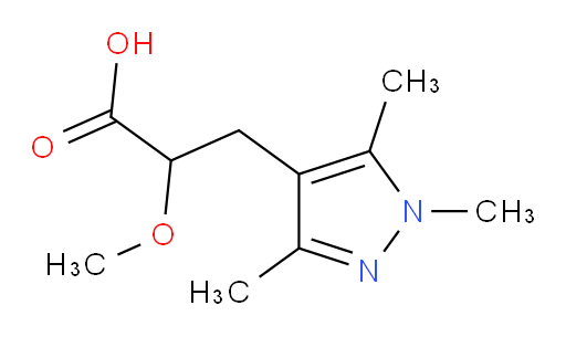 2-methoxy-3-(trimethyl-1H-pyrazol-4-yl)propanoic acid