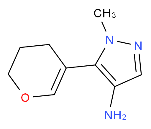 5-(3,4-dihydro-2H-pyran-5-yl)-1-methyl-1H-pyrazol-4-amine