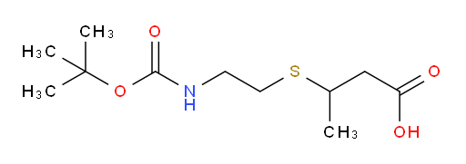 3-[(2-{[(tert-butoxy)carbonyl]amino}ethyl)sulfanyl]butanoic acid
