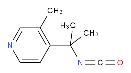 4-(2-isocyanatopropan-2-yl)-3-methylpyridine