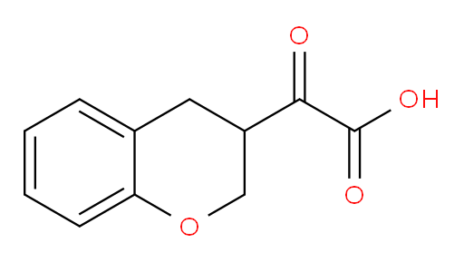 2-(3,4-dihydro-2H-1-benzopyran-3-yl)-2-oxoacetic acid