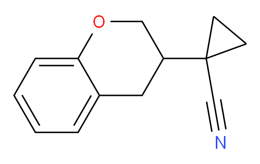 1-(3,4-dihydro-2H-1-benzopyran-3-yl)cyclopropane-1-carbonitrile
