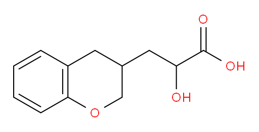 3-(3,4-dihydro-2H-1-benzopyran-3-yl)-2-hydroxypropanoic acid