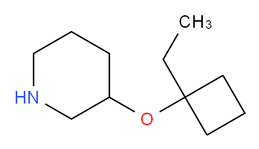 3-(1-ethylcyclobutoxy)piperidine