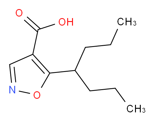 5-(heptan-4-yl)-1,2-oxazole-4-carboxylic acid