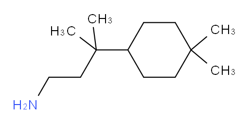3-(4,4-dimethylcyclohexyl)-3-methylbutan-1-amine