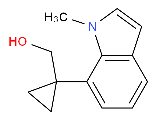 [1-(1-methyl-1H-indol-7-yl)cyclopropyl]methanol
