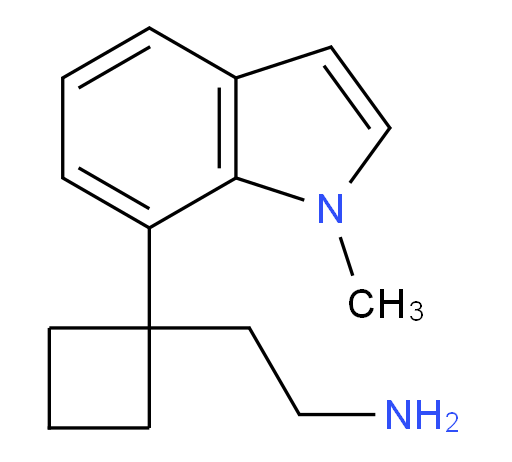 2-[1-(1-methyl-1H-indol-7-yl)cyclobutyl]ethan-1-amine