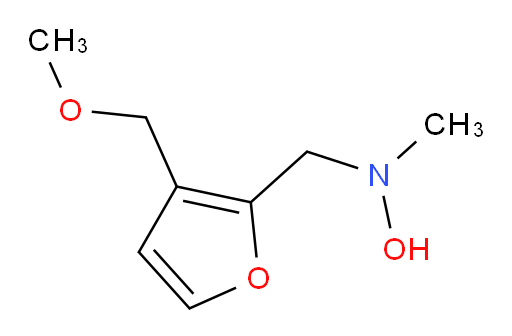 N-{[3-(methoxymethyl)furan-2-yl]methyl}-N-methylhydroxylamine