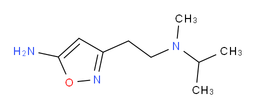 3-{2-[methyl(propan-2-yl)amino]ethyl}-1,2-oxazol-5-amine