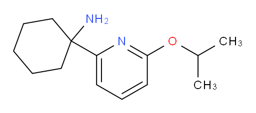 1-[6-(propan-2-yloxy)pyridin-2-yl]cyclohexan-1-amine