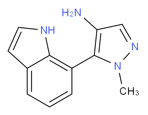 5-(1H-indol-7-yl)-1-methyl-1H-pyrazol-4-amine