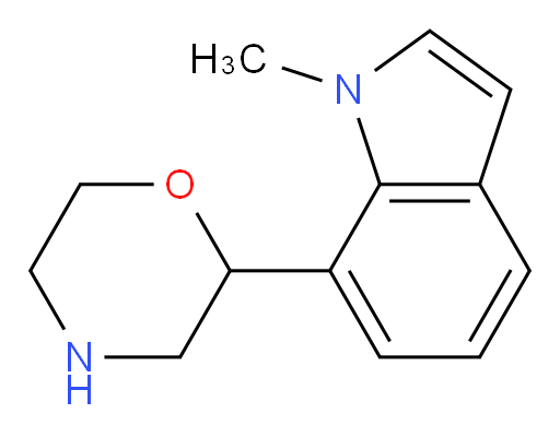 1-methyl-7-(morpholin-2-yl)-1H-indole