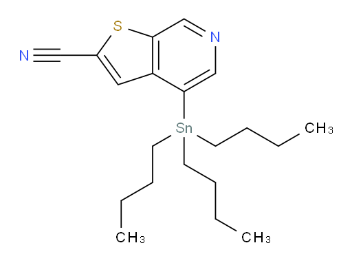 4-(tributylstannyl)thieno[2,3-c]pyridine-2-carbonitrile