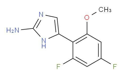 5-(2,4-difluoro-6-methoxyphenyl)-1H-imidazol-2-amine