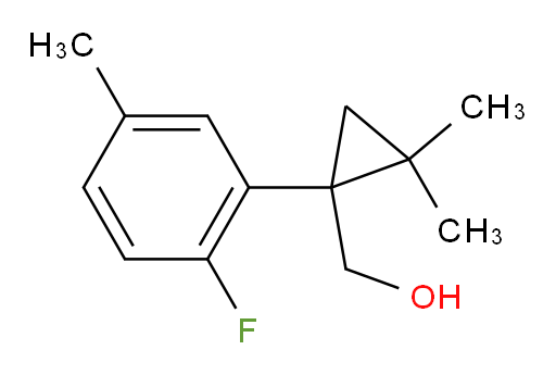 [1-(2-fluoro-5-methylphenyl)-2,2-dimethylcyclopropyl]methanol