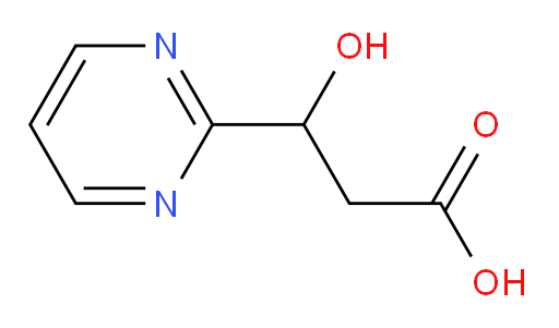 3-hydroxy-3-(pyrimidin-2-yl)propanoic acid