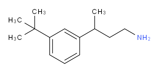 3-(3-tert-butylphenyl)butan-1-amine