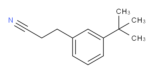 3-(3-tert-butylphenyl)propanenitrile