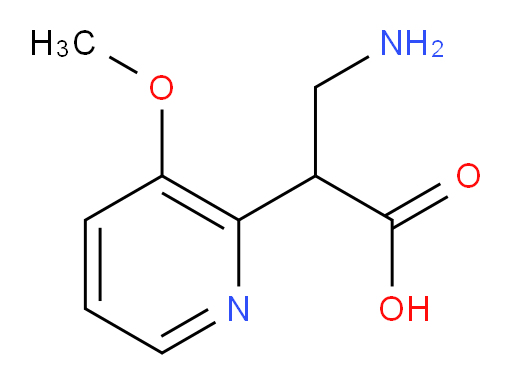 3-amino-2-(3-methoxypyridin-2-yl)propanoic acid