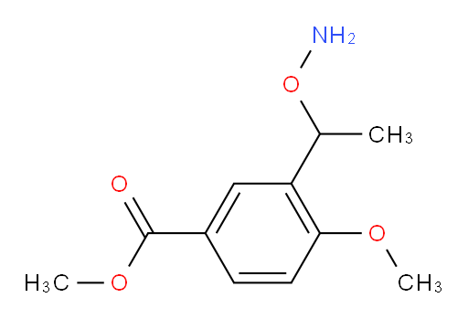 methyl 3-[1-(aminooxy)ethyl]-4-methoxybenzoate