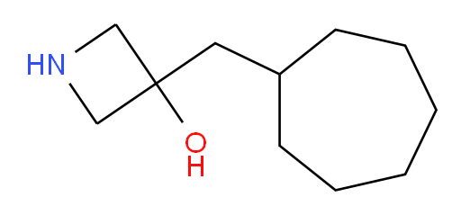 3-(cycloheptylmethyl)azetidin-3-ol
