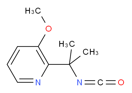 2-(2-isocyanatopropan-2-yl)-3-methoxypyridine