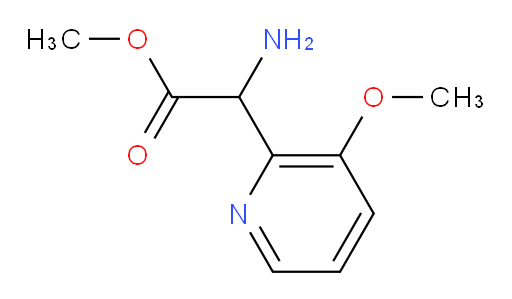 methyl 2-amino-2-(3-methoxypyridin-2-yl)acetate